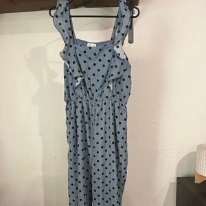 Polka Dot Hayden Baltic Born jumpsuit blue